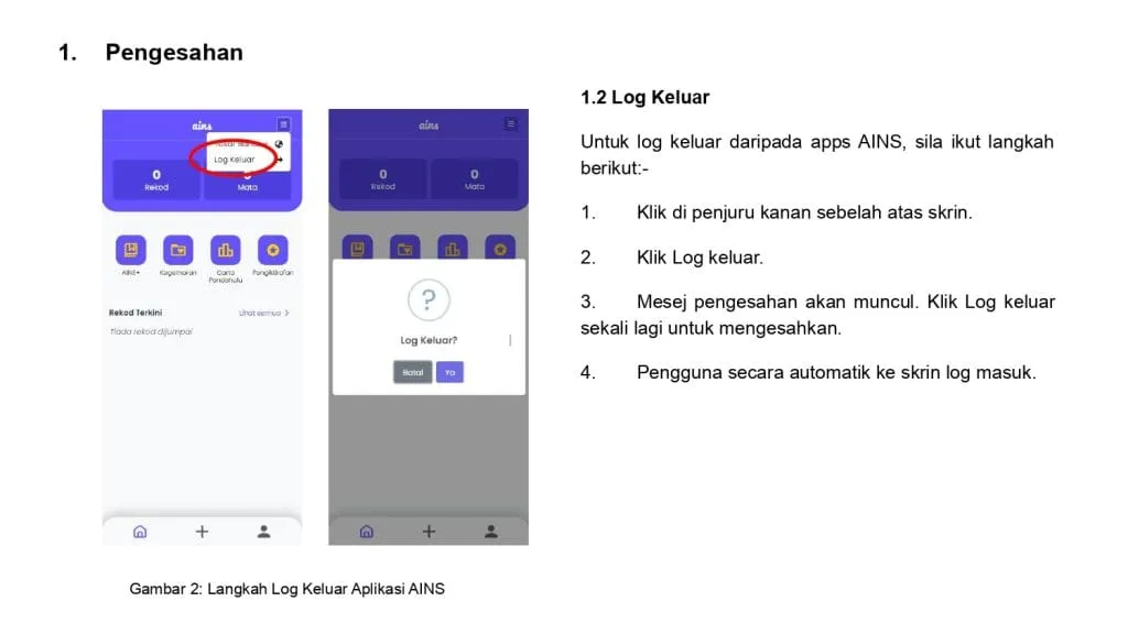 Sistem Pengiraan Mata untuk AINS NILAM