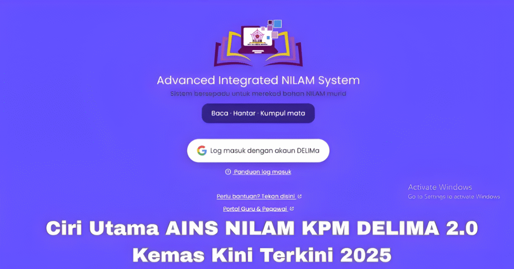 Ciri-Ciri Utama AINS NILAM