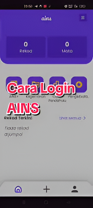 Cara Log Masuk ke AINS NILAM